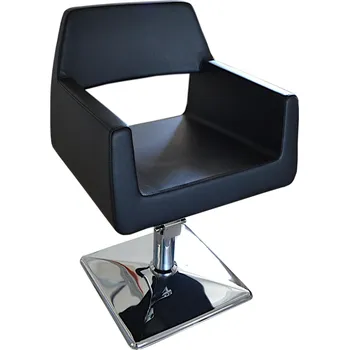 Kadeřnické křeslo Kadeřnické křeslo Detail Luxor - hladké černé (77) (DHS6301-77) + dárek zdarma