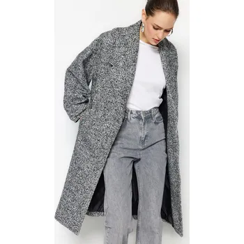Dámský kabát Dámský kabát Trendyol Trendyol šedá 2181905