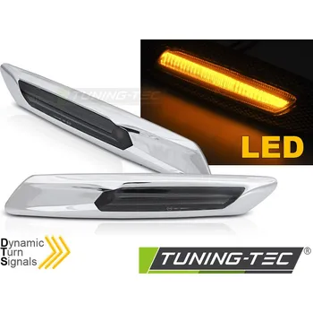 Směrový světlomet Blinkry boční LED, dynamické BMW F10/F11 stříbrné/kouřové