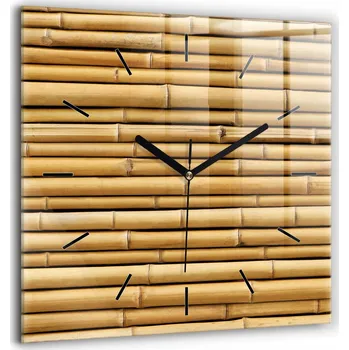 Hodiny Nástěnné hodiny Wallfluent hnědé 60 cm