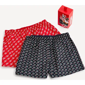 Pánské spodní prádlo Celio Trenýrky v dárkovém balení, 2 kusy - Pánské Celio černá 2570429