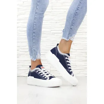 Dámské tenisky Seastar Modré tenisky na platformě EJ05BL Velikost: 41