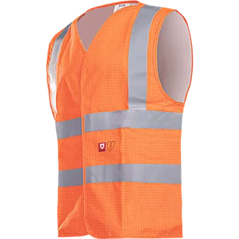 Pánská vesta SIOE HELLISAN FR AST vesta Barva: HV oranžová, Velikost: 3XL C0303005996006