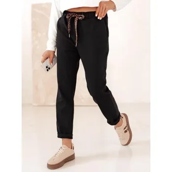 Dámské kalhoty Dámské kalhoty pro volný čas COMFYSTY černé