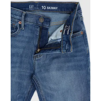 Pánské džíny GAP Dětské džíny skinny Washwell - Kluci GAP modrá | šedá 2140389