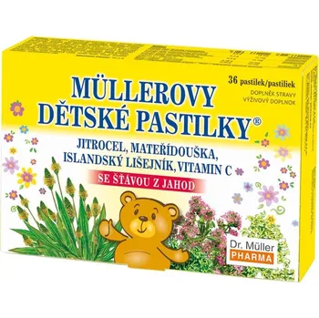 Přírodní produkt Dr. Müller Pharma Müllerovy dětské pastilky