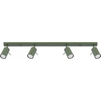 Stropní Svítidlo RING 4L olivově zelený, moderní lampa s pohyblivým stínidlem