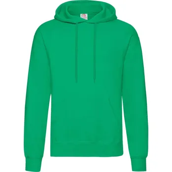 Chlapecké tričko Green Men's Hooded Sweat Fruit of the Loom Fruit of the Loom zelená 2467272