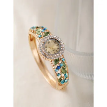 Hodinky Dámské analogové hodinky s kovovým páskem TP887 Barva (Varianta): Modrá