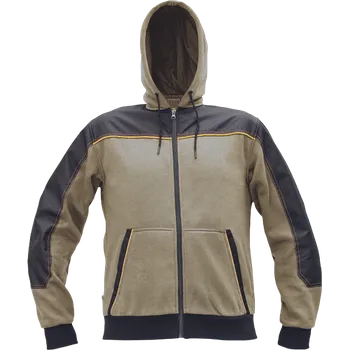 Pánská mikina CERVA CREMORNE mikina s kapucí Barva: petrolejová, Velikost: 3XL C0306007555006