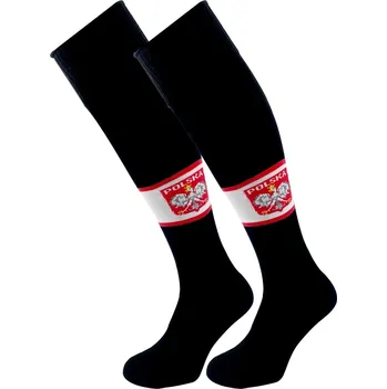 Pánské ponožky Fotbalové štulpny Iskierka černé vel. 38-41