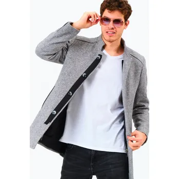 Pánský zimní kabát Pánský kabát dewberry dewberry černá | šedá 2130607