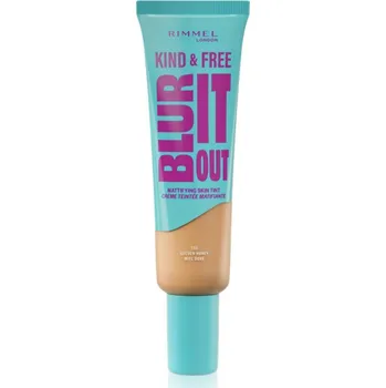 Rimmel Kind & Free Blur It Out lehký hydratační make-up SPF 20 odstín 350 Golden Honey 30 ml