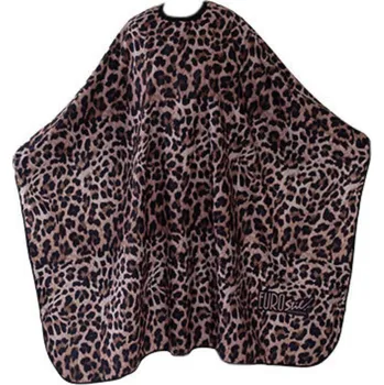 Kadeřnická pláštěnka na stříhání Eurostil Professional - leopard - kovový háček (07746) + dárek zdarma