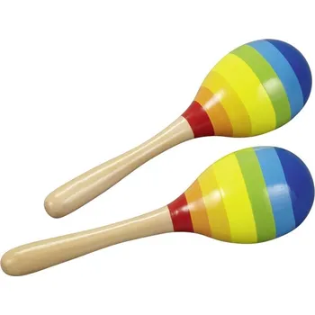 Hudební nástroj pro děti Goki barevné rumbakoule - pár