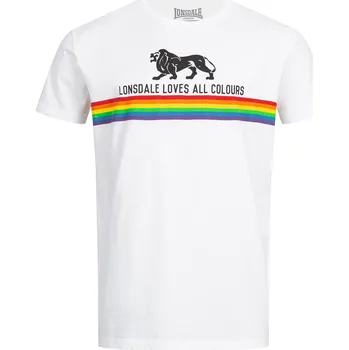 Pánské tričko Lonsdale Men's t-shirt regular fit Lonsdale bílá 2001365