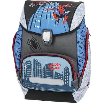Penál ŠKOLNÍ SADA 4 KS SPIDERMAN aktovka,penál,sáček,pouzdro