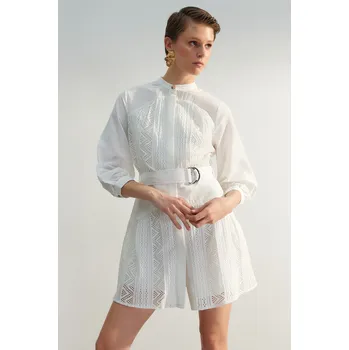 Dámské šaty Dámské šaty Trendyol Ecru Trendyol bílá 2121551