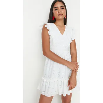 Dámské šaty Dámské šaty Trendyol Trendyol bílá 1957782