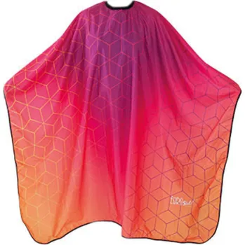 Kadeřnická pláštěnka na stříhání Eurostil Professional - geometrický vzor - kovový háček (07749) + dárek zdarma