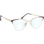 BRILO Dioptrické brýle pro práci u počítače REB560-A/+3,00 gold flex