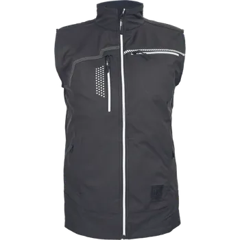 Pánská vesta LITZ TAURUS softshell vesta Barva: černá, Velikost: S C0355000760001