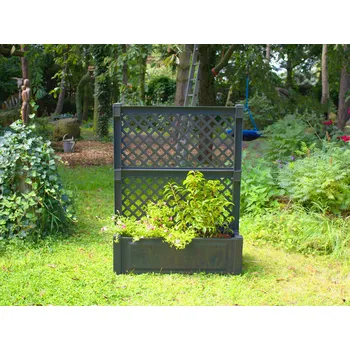 Zahradní úložný box KHW Zahradní box na rostliny (antracitová)