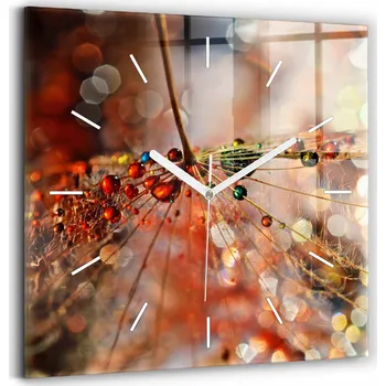 Hodiny Nástěnné hodiny Wallfluent červené 30 cm