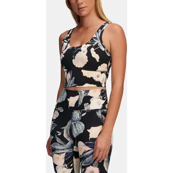 Dámské tílko Under Armour Meridian Fitted CropTankPrnt - Dámské Under Armour černá 3257090