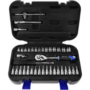 Gola sada GEKO G10152 Gola sada 1/4", ráčna 45 zubů, 38ks