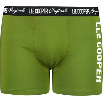 Boxerky Pánské boxerky Lee Cooper Printed Lee Cooper kaki 1441424