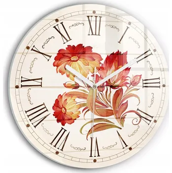 Hodiny Nástěnné hodiny Wallfluent béžové 30 cm