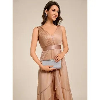 Dámské šaty Ever Pretty šaty midi délka zlatá 54159 Velikost: S / 36 / 04 / 08