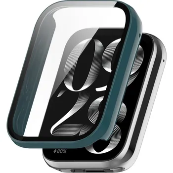 Pouzdro na mobilní telefon 2v1 POUZDRO + TVRZENÉ SKLO PRO XIAOMI MAZIVO BAND 9 PRO POUZDRO OBAL