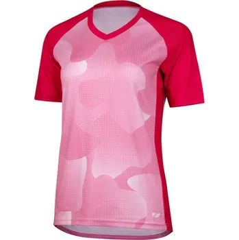 cyklistický dres dámský volný dres ROXY růžová/bílá vel. XL