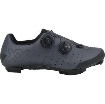 Pánské cyklistické tretry Tretry FLR FX-9 Carbon Metalic Grey - 44