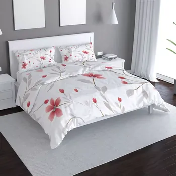 Povlečení Saténové povlečení Přírodní elegance - Sablio - 140x200 / 90x70