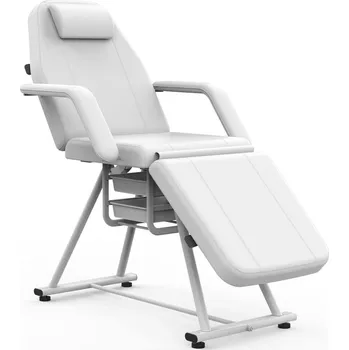 Kosmetické lehátko SilverFox 2304 - bílé + dárek zdarma