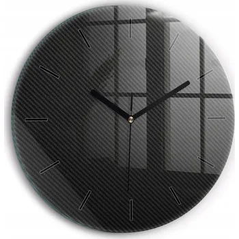 Hodiny Nástěnné hodiny Wallfluente černé 30 cm