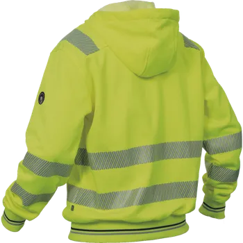 Pánská mikina CERVA SHELDON HV mikina s kapucí Barva: žlutá, Velikost: 4XL C0306014770007