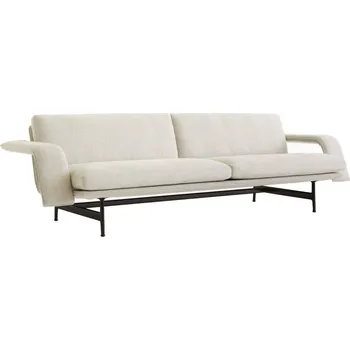 Sedací souprava &Tradition Třímístná pohovka Meantime AV31, Ecriture 210/black