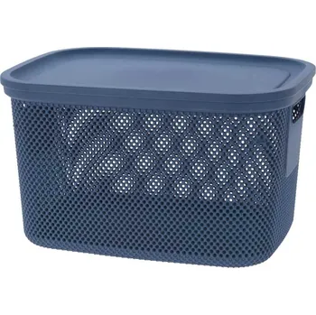 Úložný box EXCELLENT Úložný koš s víkem 18 l modrá KO-027000210modr
