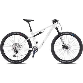 Horské kolo Celoodpružené kolo 4EVER Sonnic Team Lady White/Silver Sand – L/19“ 2024