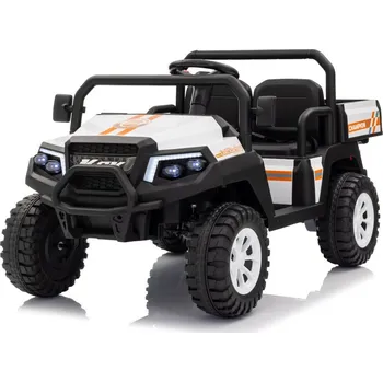 Dětské elektrovozidlo Mamido Dětské elektrické autíčko Pick-Up Champion 24V bílé