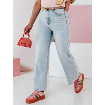 Dámské džíny se širokými nohavicemi FLOWLESS modré