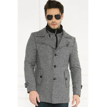 Pánský zimní kabát Pánský kabát dewberry dewberry šedá 1781490