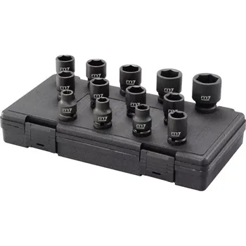 Gola sada 13-dílná sada hlavic Mighty Seven MB-34013M - 3/8", 6-19mm, kufřík