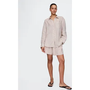 GAP Lněné kraťasy - Dámské GAP krémová 3280160