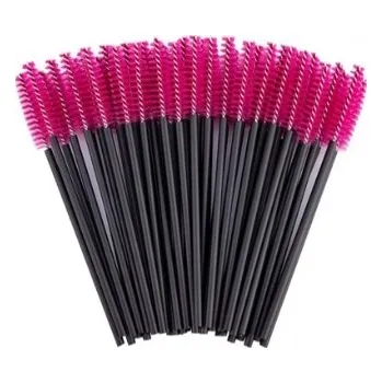 Kartáček na řasy a obočí BLACK/PINK1 kus