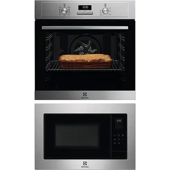 Set domácích spotřebičů Electrolux 600 FLEX SurroundCook EOF3H40X + Mikrovlnná trouba Electrolux 600 FLEX Grill EMS4253TEX